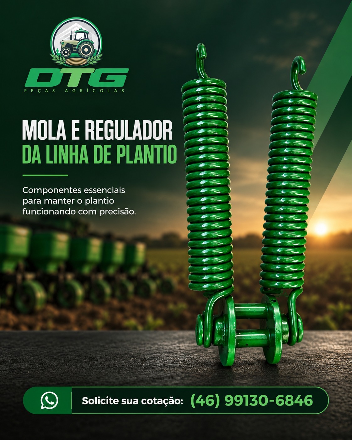 Criativo produzido para DTG Peças Agrícolas